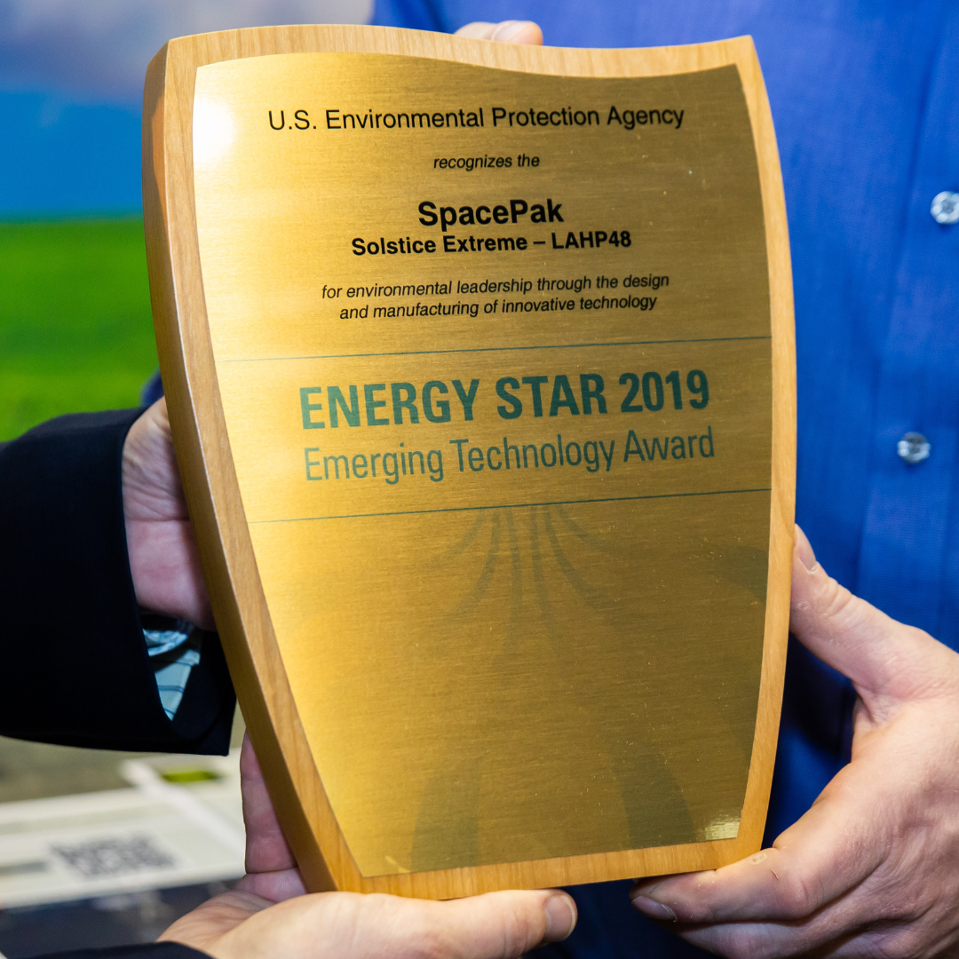 SpacePak Receives EPA ENERGY STAR Emerging Technology Award